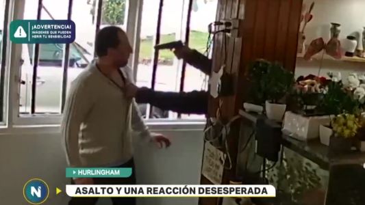Para defenderse le tiró una tijera al ladrón