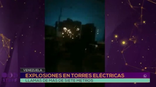 Venezuela: explosiones en torres eléctricas
