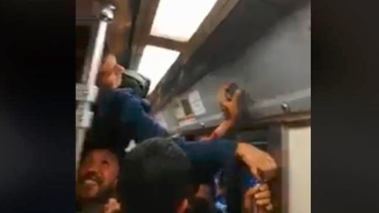 Video viral: así se viaja en hora pico en el subte de México