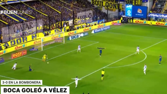 Boca goleó a Vélez