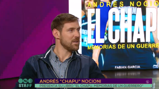 Andrés "Chapu" Nocioni presenta su libro