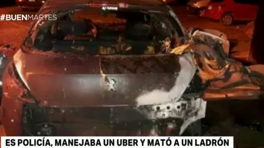 Un policía que manejaba un Uber mató a balazos a un ladrón