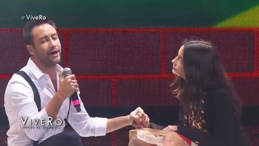 La hija de Romina Yan cantó "corazón con agujeritos" y emocionó a todos