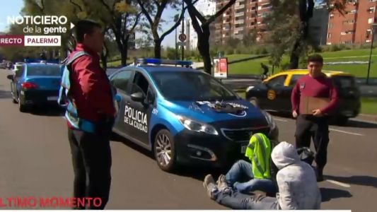 Persiguieron y atraparon a motochorros en Palermo