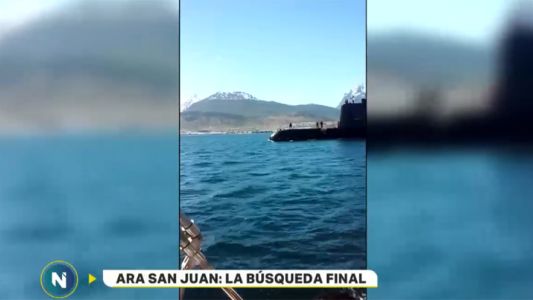 Todo listo para la búsqueda final del Ara San Juan