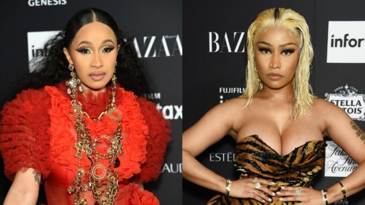 Raperas violentas: Nicki Minaj y Cardi B se fueron a las manos en Nueva York