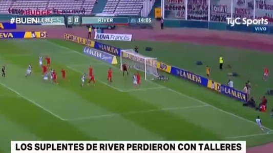 River cayó en su visita a Talleres de Córdoba