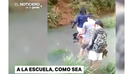 Misiones: el sacrificio de los alumnos para ir a la escuela