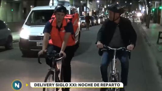 Delivery siglo XXI: noche de reparto