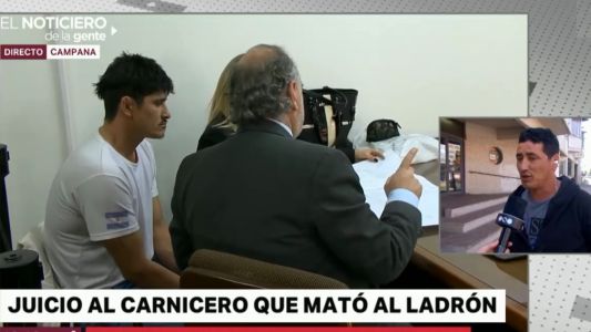 Juicio por matar a un ladrón: "Quiero que salga y pueda trabajar", dijo el hermano del carnicero