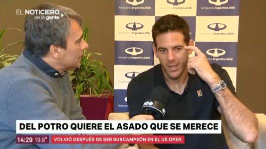 Volvió Del Potro tras la final del US Open: "Perdí con un gran campeón"