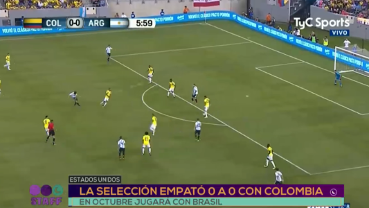 La Selección empató 0 a 0 con Colombia