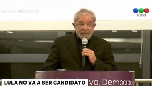 Lula no será candidato a presidente
