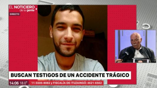 Buscan testigos de un trágico accidente donde perdió la vida un joven