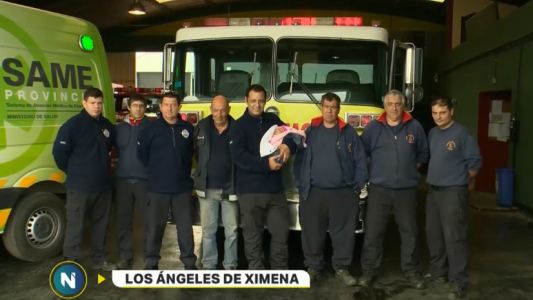 La historia de los bomberos de Morón que le salvaron la vida a una beba