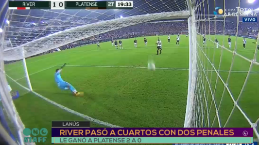 River pasó a cuartos con dos penales