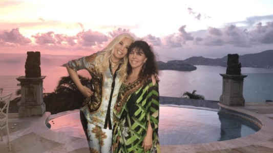 Susana Giménez y Verónica Castro en Acapulco, las divas latinas sellan su amistad