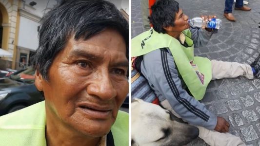 El hombre que caminó 140 kilómetros para agradecer que su hija dejó de sufrir bullying