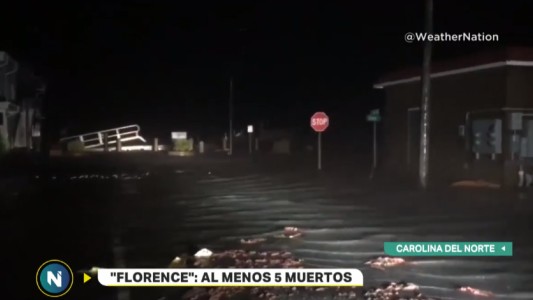 Al menos cuatro muertos por el huracán Florence en Estados Unidos