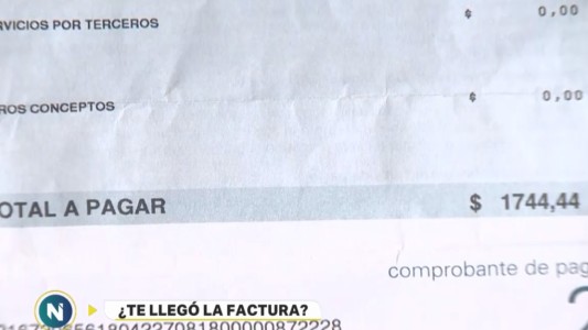 ¿Te llegó la factura?
