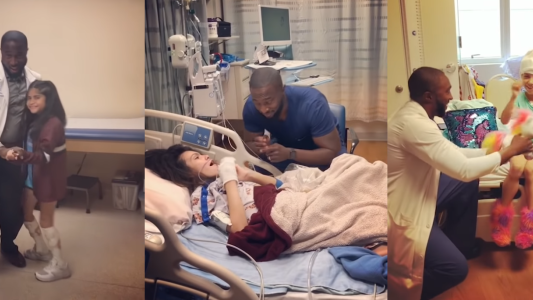 Ternura viral: el pediatra que baila para hacer reír a sus pacientes como terapia