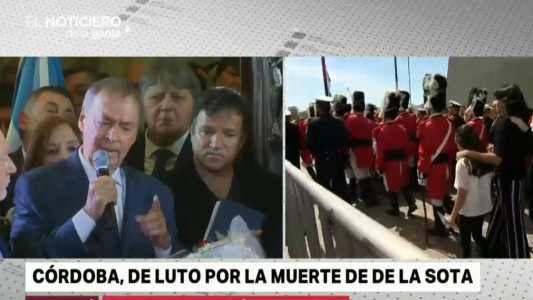 El último adiós a De la Sota