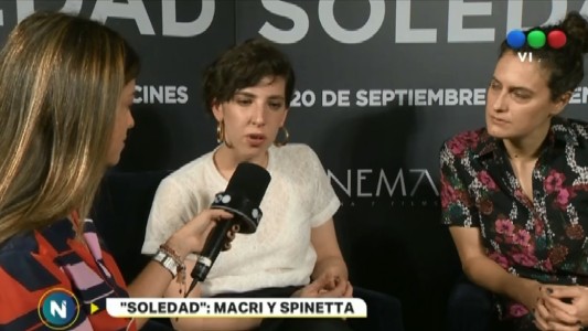 Agustina Macri y Vera Spinetta, juntas en la película "Soledad"