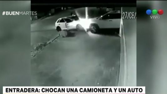 Evita una entradera al chocar a los ladrones