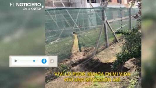 Ladrones cavaron un túnel, entraron a un barrio privado y asaltaron a una familia