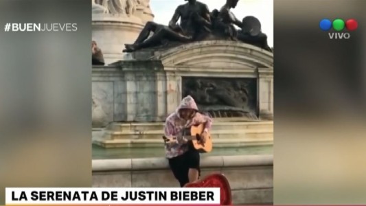 El recital callejero sorpresa de Justin Bieber para declarar su amor a Hailey Baldwin