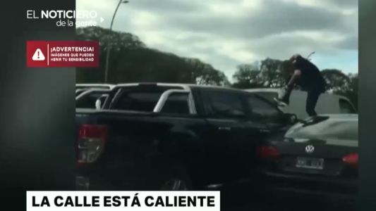 Un día de furia en la avenida General Paz