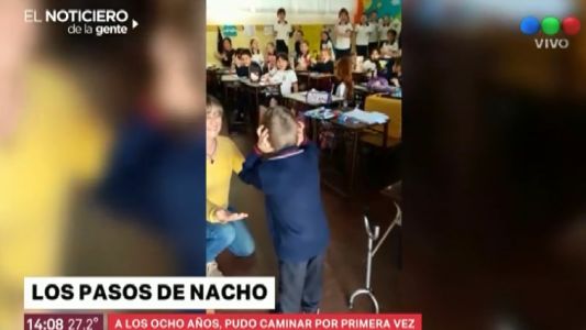 Los pasos de Nacho: habla el nene que emocionó a todos