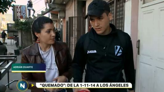 Quemado: Adrián vive en la Villa 1-11-14 y nos va a representar en Estados Unidos