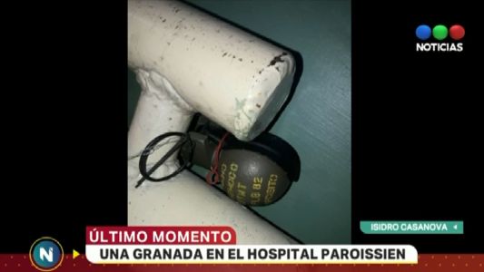 Encontraron una granada en un hospital de Isidro Casanova