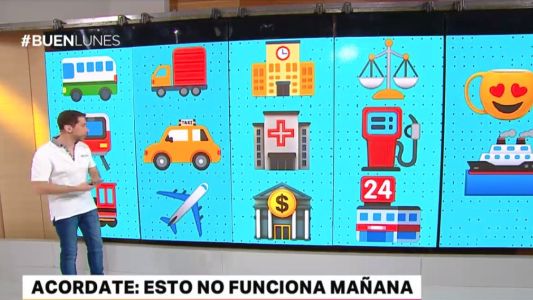 Paro general: los servicios que no funcionarán