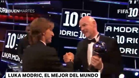 Luka Modric, el mejor del mundo