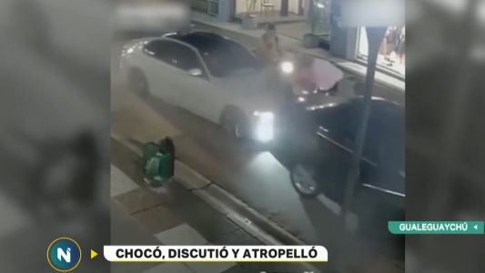 Pareja quiso calmar los ánimos de un conductor y los pasó por encima