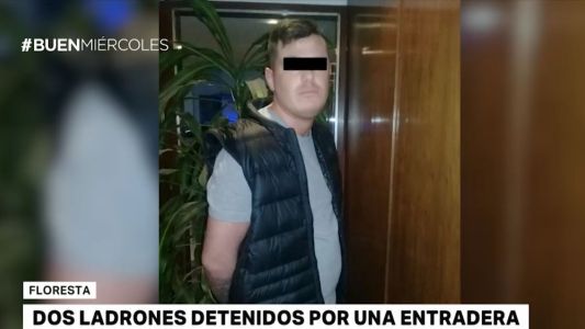 Detuvieron a dos delincuentes por una entradera en Floresta