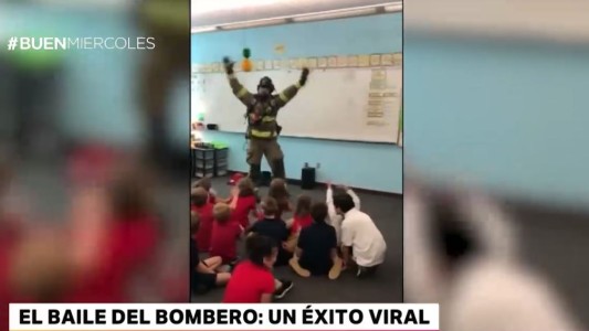 El baile viral del bombero