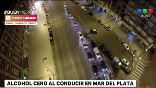 Establecen "alcohol cero" para automovilistas en Mar del Plata