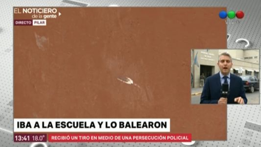 Inseguridad en Pilar: iba a la escuela y terminó con una bala en la pierna