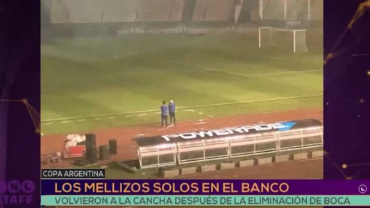 Tras la eliminación, Barros Schelotto habló solo con su hermano