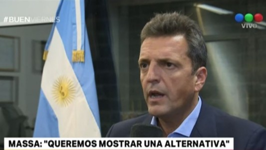 Massa: "Queremos mostrar una alternativa"