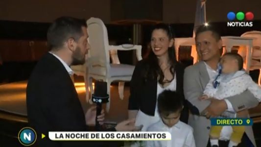 "La Noche de los Casamientos": 30 parejas dan el sí en en lugares emblemáticos