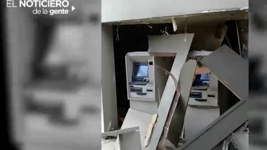 Volaron un cajero automático en un banco de Burzaco