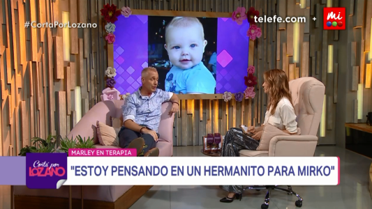 Marley: "Estoy pensando en un hermanito para Mirko"