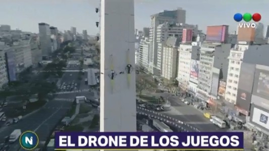 Así se ven los preparativos para los Juegos Olímpicos desde un drone