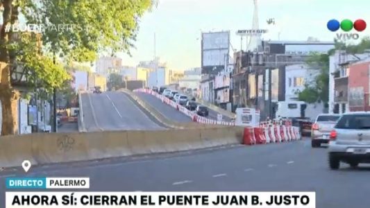 Comienza la demolición del puente de Juan B. Justo