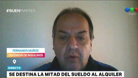 La mitad del sueldo se destina al alquiler