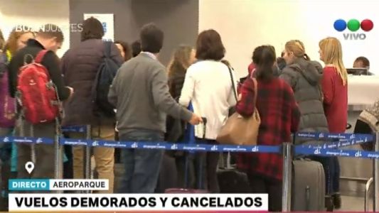 Demoras en Aeroparque por problemas en el sistema de comunicación